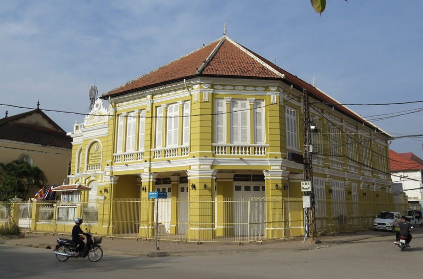  Battambang – koloniale Architektur am Sanker Fluß