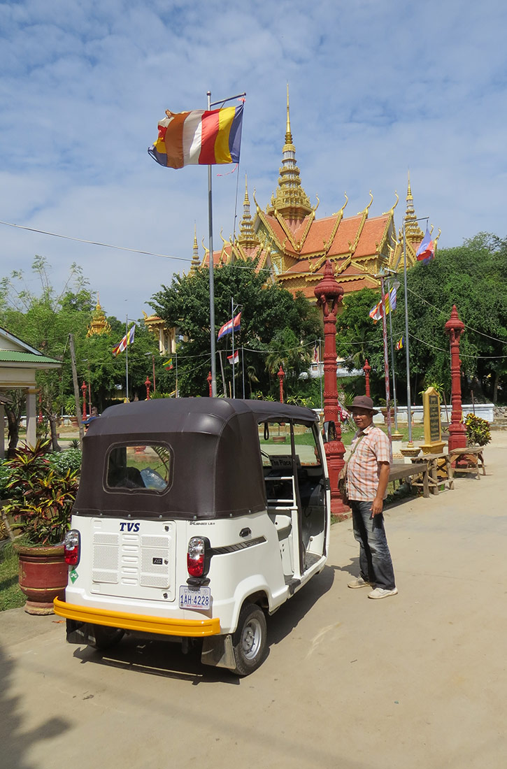 Battambang – koloniale Architektur am Sanker Fluß - Kambodscha